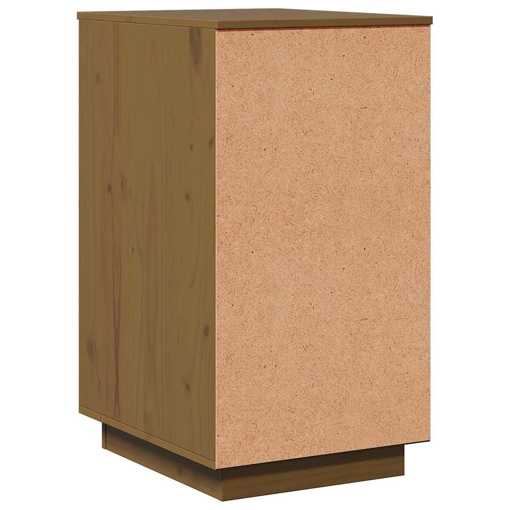 Desk Cabinet Honey Brown 40x50x75 cm Solid Wood Pine