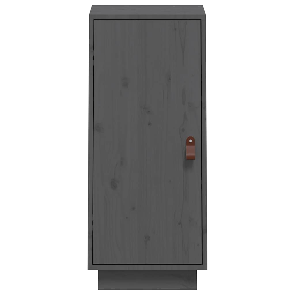 Sideboard Grey 34x40x75 cm Solid Wood Pine