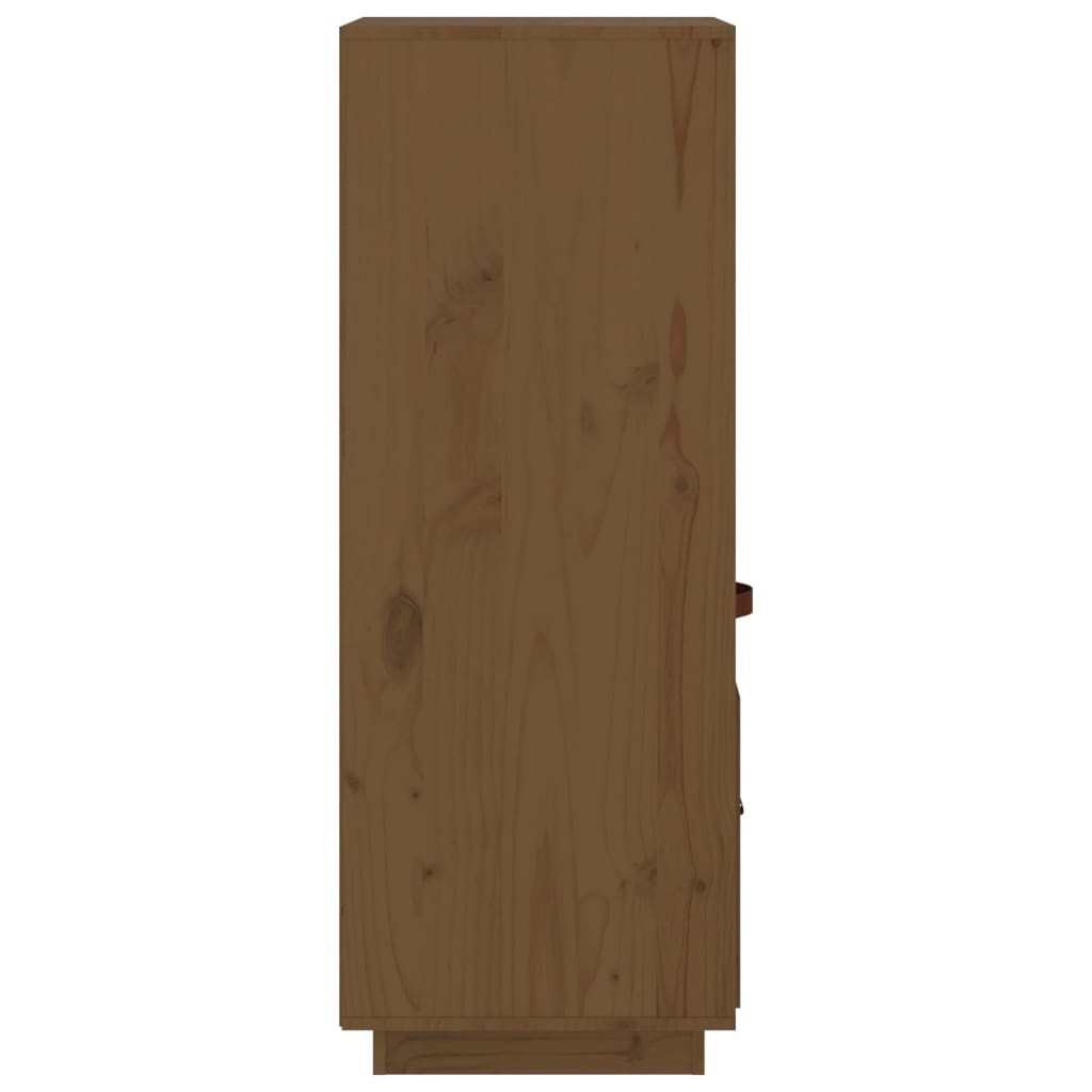 Highboard Honey Brown 34x40x108,5 cm Solid Wood Pine