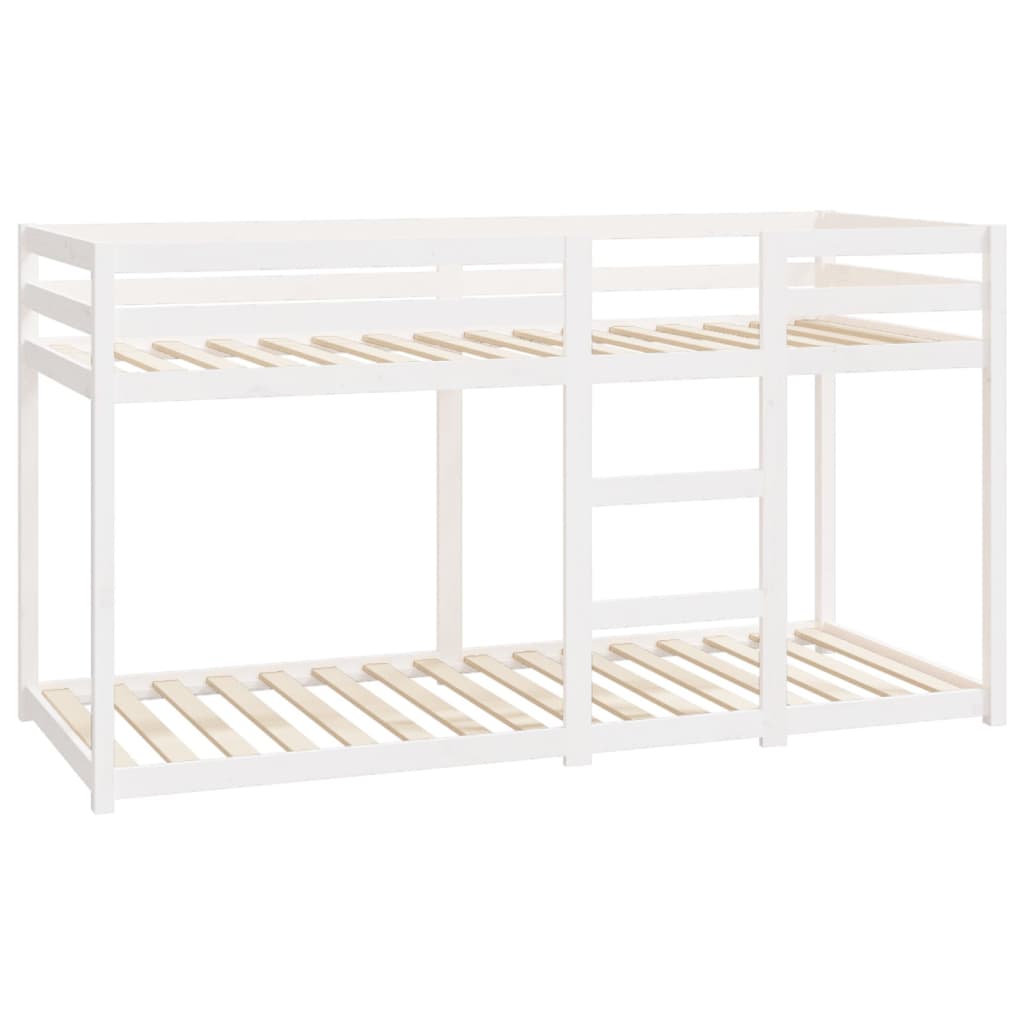 Bunk Bed without Mattress White 80x200 cm Solid Wood Pine