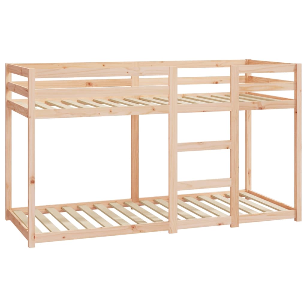 Bunk Bed without Mattress 75x190 cm Small Single Solid Wood Pine