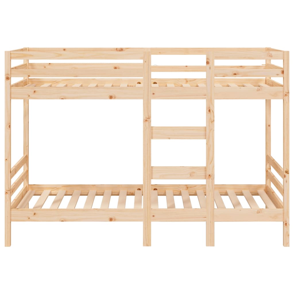 Bunk Bed without Mattress 90x200 cm Solid Wood Pine