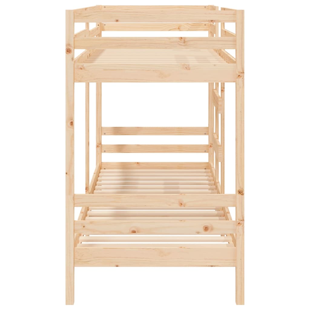Bunk Bed without Mattress 90x200 cm Solid Wood Pine