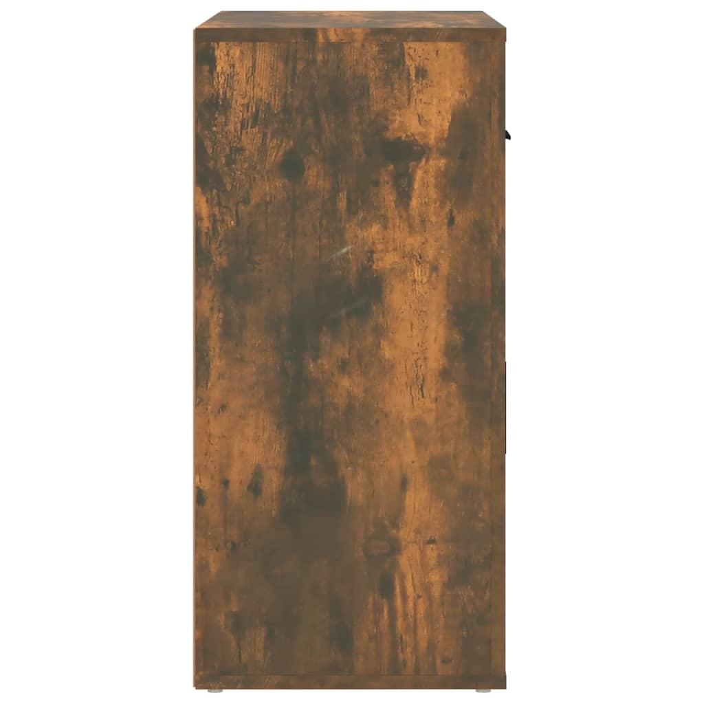 Sideboard Smoked Oak 80x33x70 cm Engineered Wood