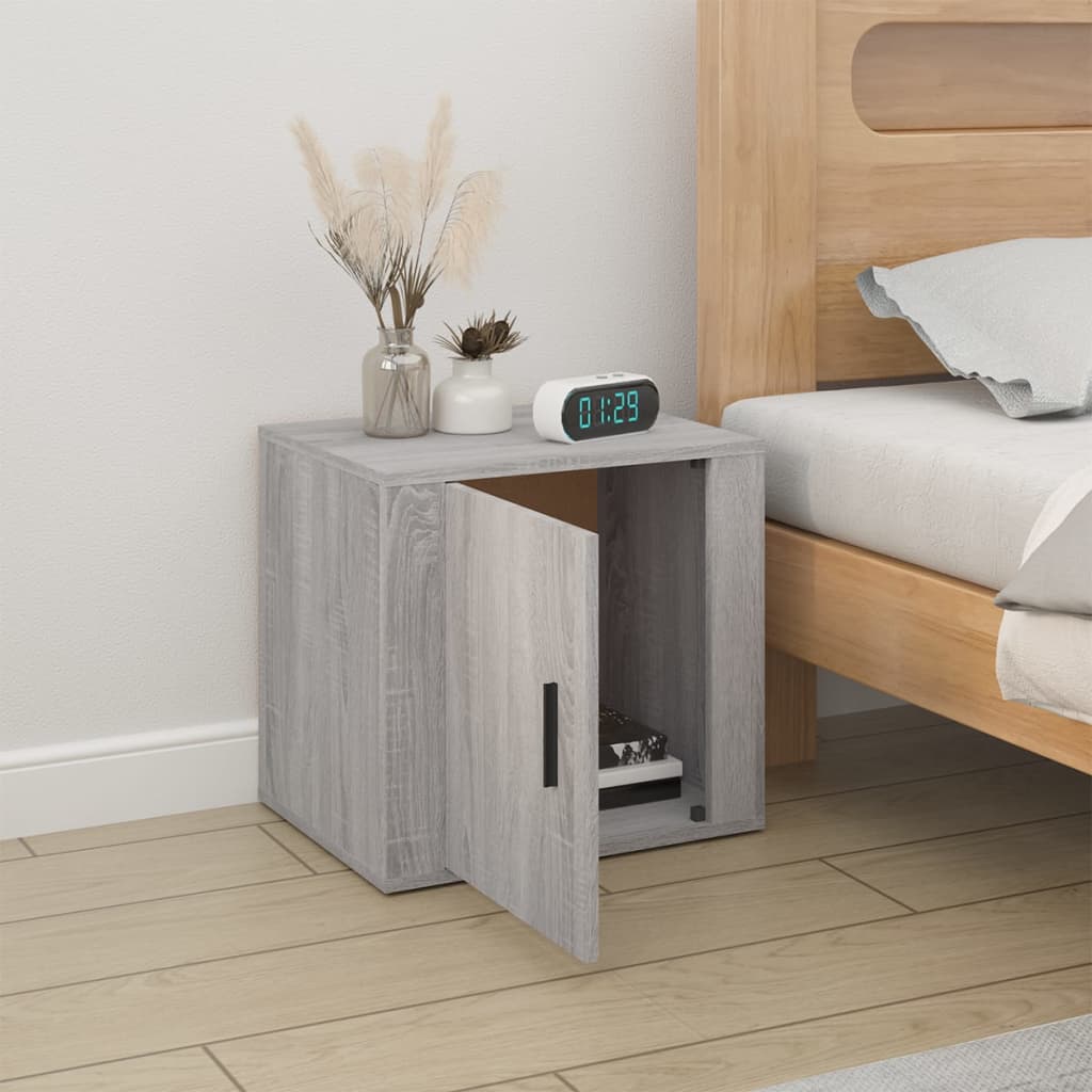 Bedside Cabinet Grey Sonoma 50x39x47 cm