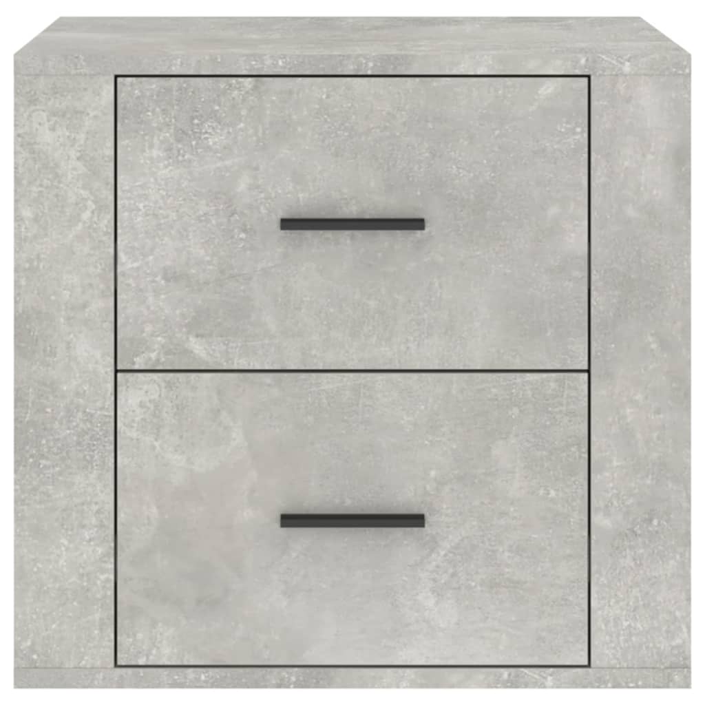 Bedside Cabinet Concrete Grey 50x39x47 cm