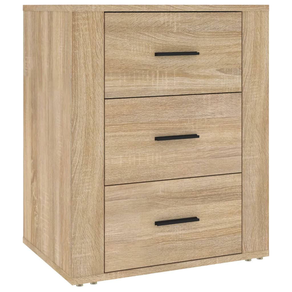 Bedside Cabinet Sonoma Oak 50x36x60 cm Engineered Wood