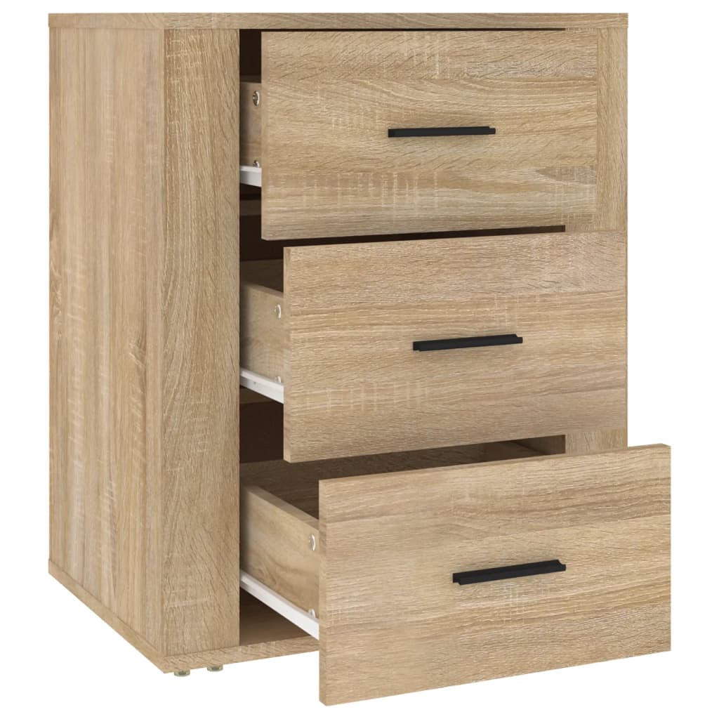 Bedside Cabinet Sonoma Oak 50x36x60 cm Engineered Wood