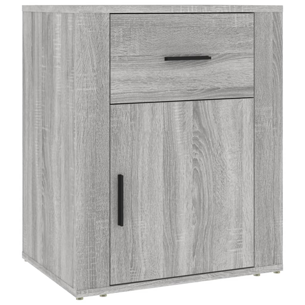 Bedside Cabinet Grey Sonoma 50x36x60 cm Engineered Wood