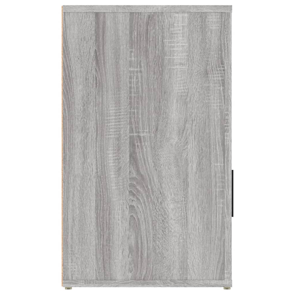 Bedside Cabinet Grey Sonoma 50x36x60 cm Engineered Wood