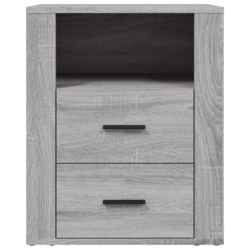 Bedside Cabinet Grey Sonoma 50x36x60 cm Engineered Wood