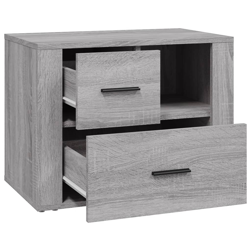 Bedside Cabinet Grey Sonoma 60x36x45 cm Engineered Wood