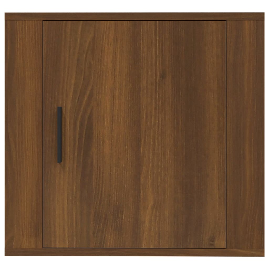 Wall-mounted Bedside Cabinet Brown Oak 50x30x47 cm