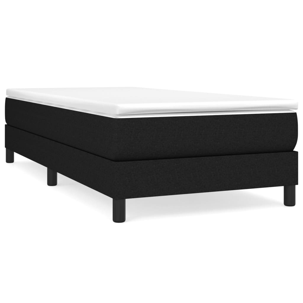 Box Spring Bed Frame Black Single Fabric (UK/IE/FI/NO only)
