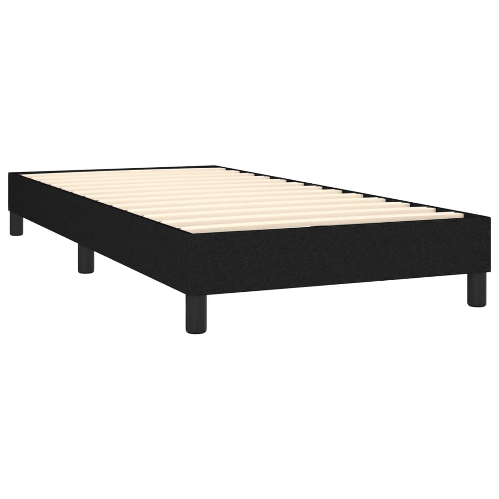 Box Spring Bed Frame Black Single Fabric (UK/IE/FI/NO only)