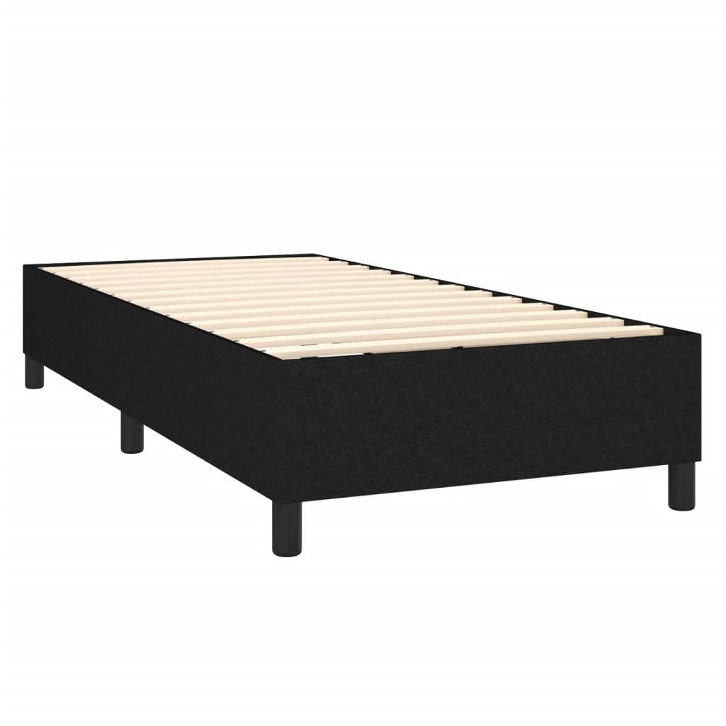 Box Spring Bed Frame Black Single Fabric (UK/IE/FI/NO only)