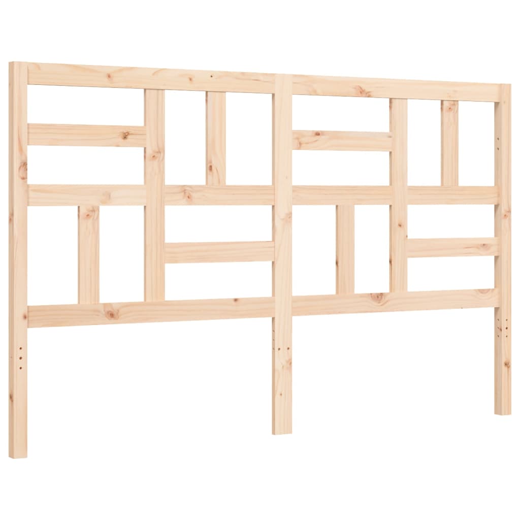 Bed Frame without Mattress 160x200 cm Solid Wood