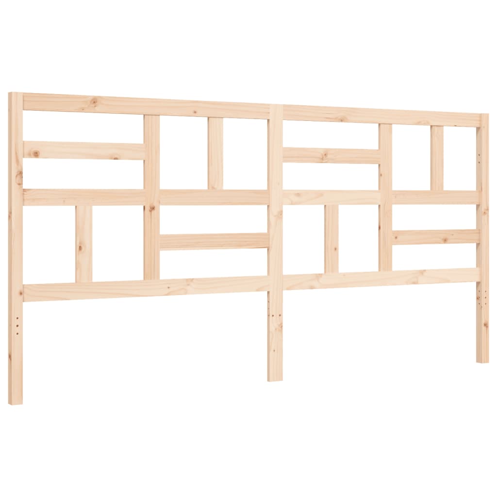 Bed Frame without Mattress Super King Size Solid Wood