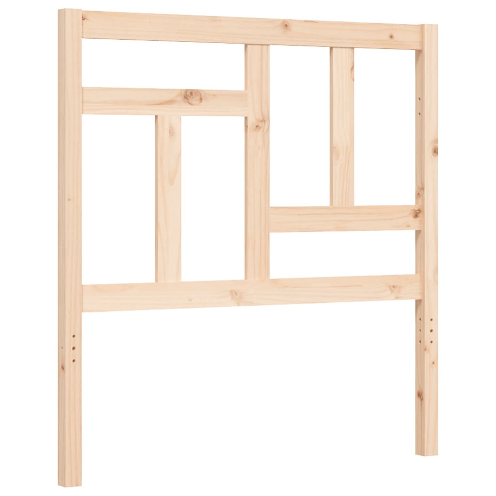 Bed Frame without Mattress 90x200 cm Solid Wood