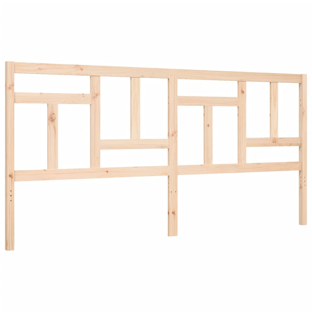 Bed Frame without Mattress 200x200 cm Solid Wood