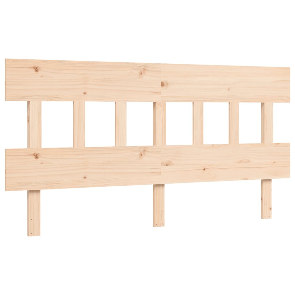 Bed Frame without Mattress 160x200 cm Solid Wood