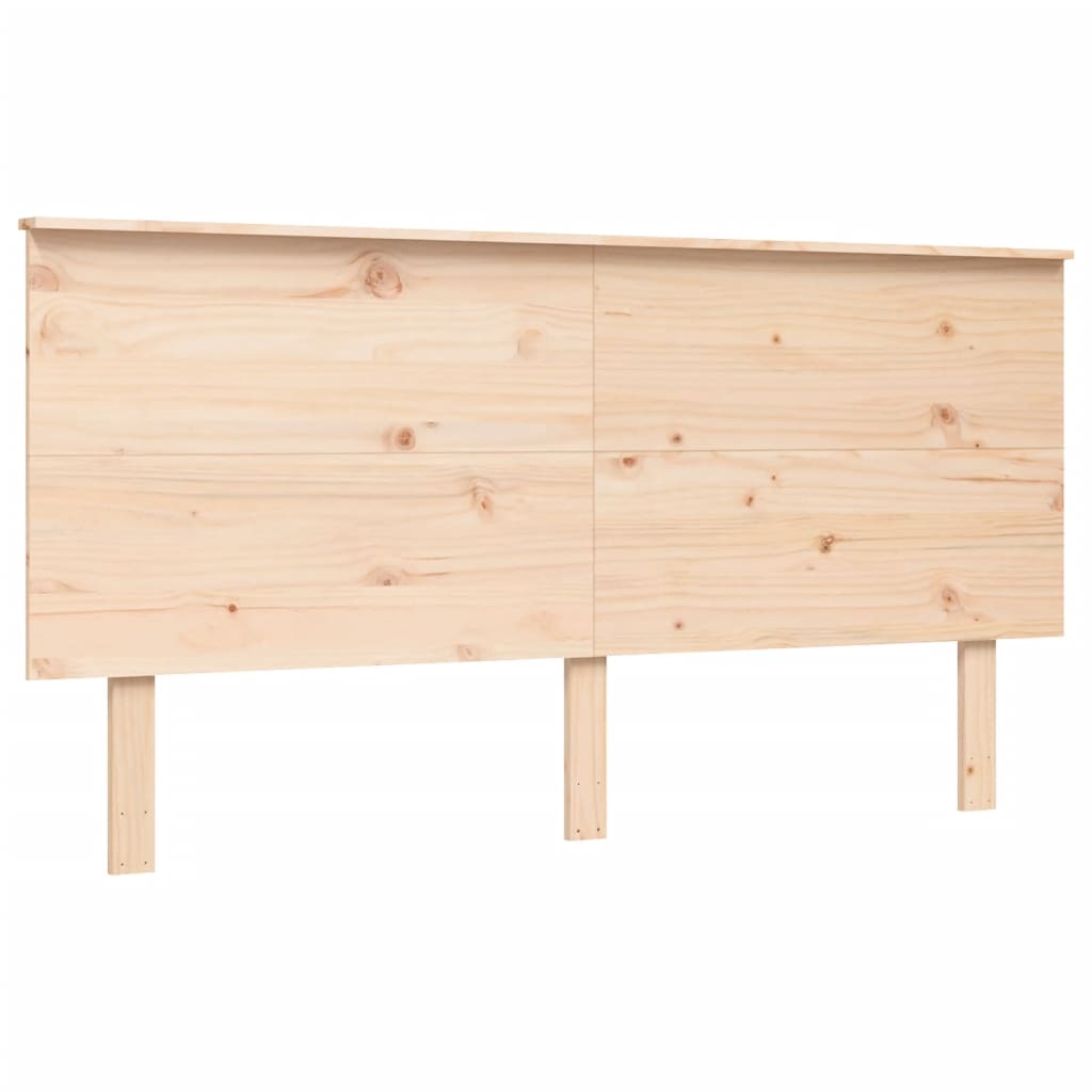 Bed Frame without Mattress 160x200 cm Solid Wood