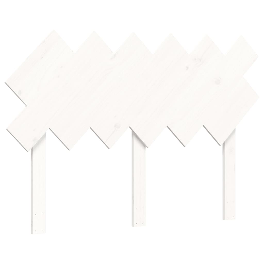 Bed Frame without Mattress White Small Double Solid Wood