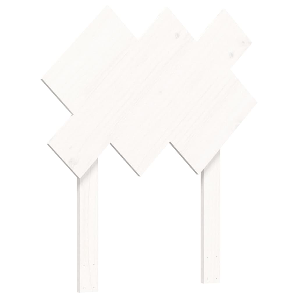 Bed Frame without Mattress White 90x200 cm Solid Wood