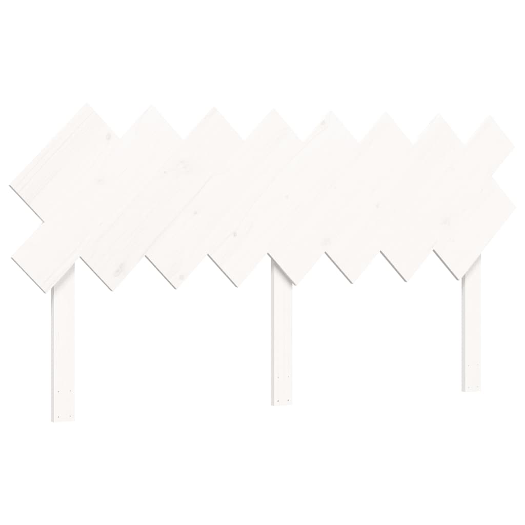 Bed Frame without Mattress White 160x200 cm Solid Wood