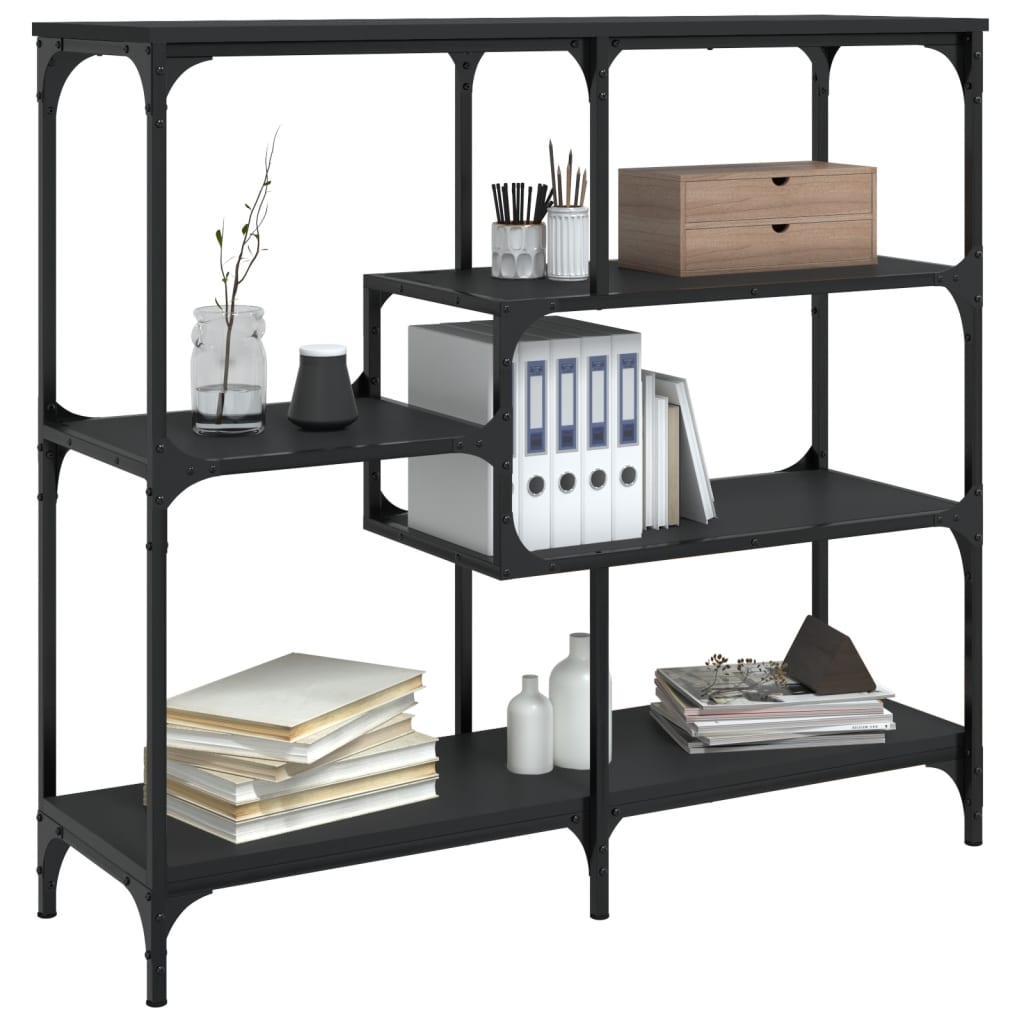 Console Table Black 103x32x95 cm Engineered Wood