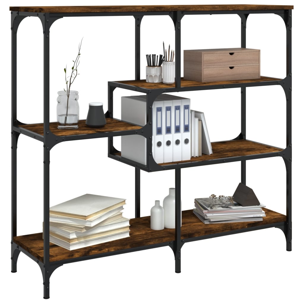 Console Table Smoked Oak 103x32x95 cm Engineered Wood