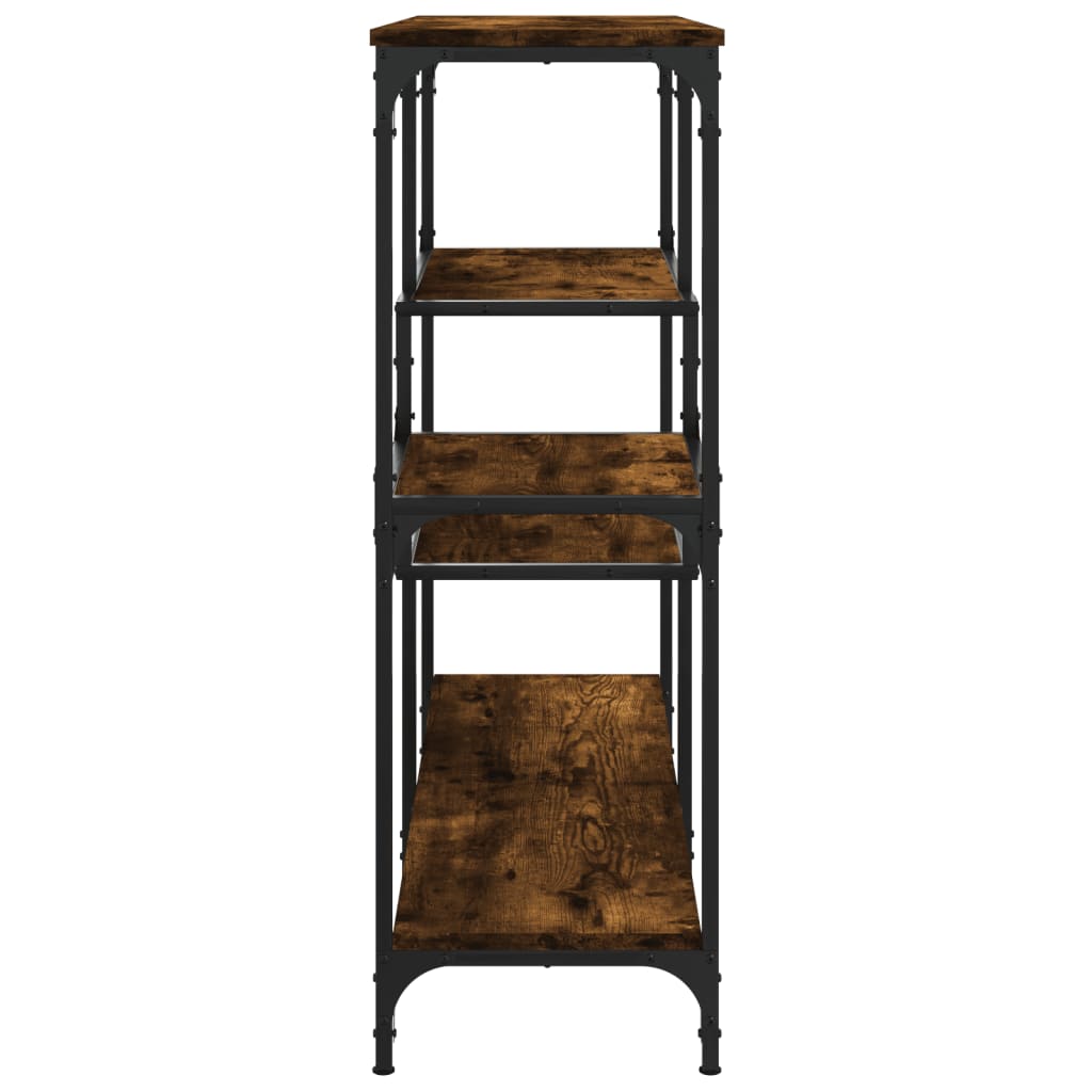 Console Table Smoked Oak 103x32x95 cm Engineered Wood