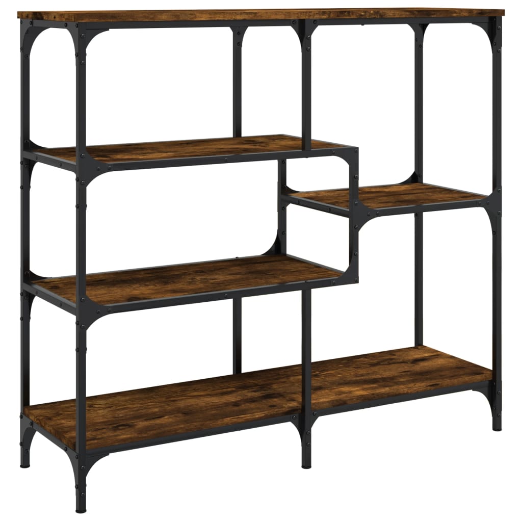 Console Table Smoked Oak 103x32x95 cm Engineered Wood