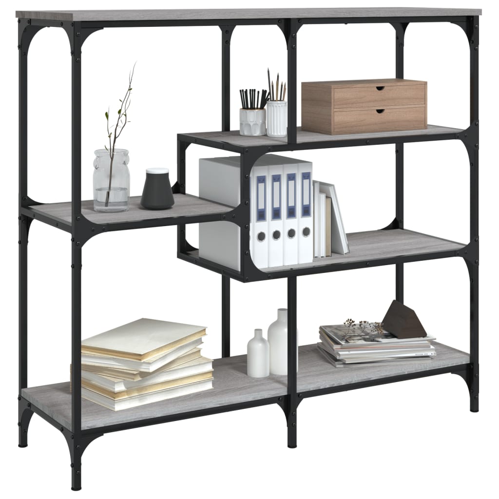 Console Table Grey Sonoma 103x32x95 cm Engineered Wood