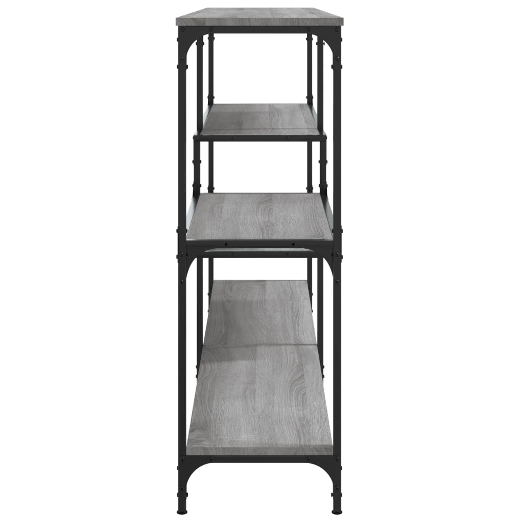 Console Table Grey Sonoma 160x32x95 cm Engineered Wood