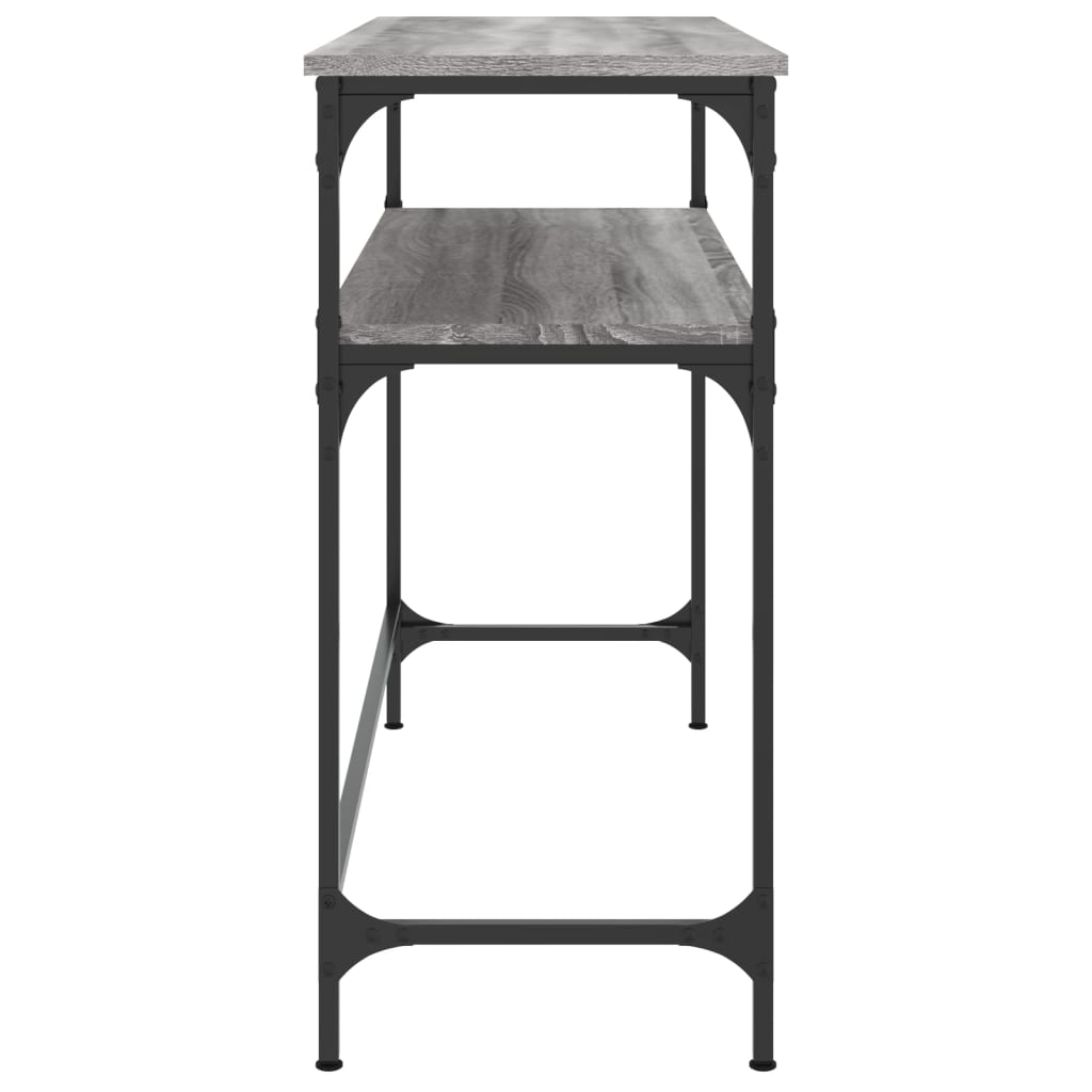 Console Table Grey Sonoma 100x35.5x75 cm Engineered Wood