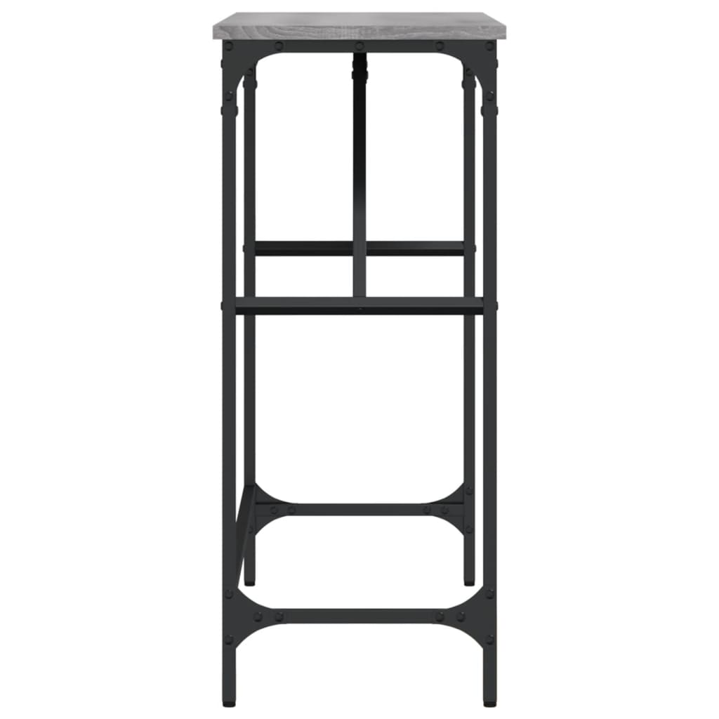 Console Table Grey Sonoma 100x32x75 cm Engineered Wood