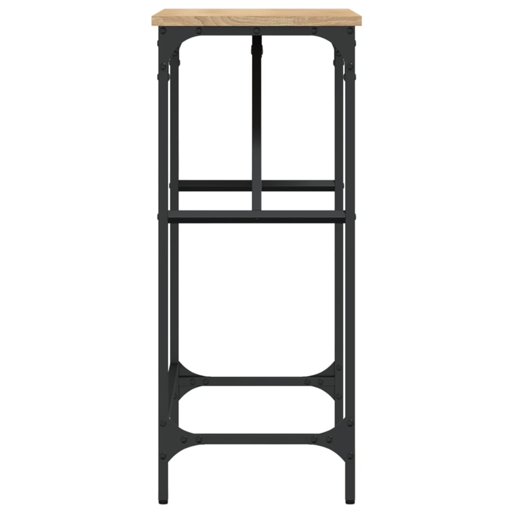 Console Table Sonoma Oak 75x32x75 cm Engineered Wood