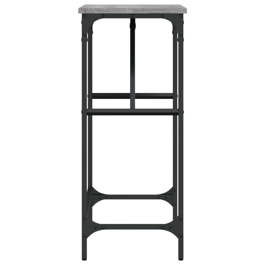 Console Table Grey Sonoma 75x32x75 cm Engineered Wood