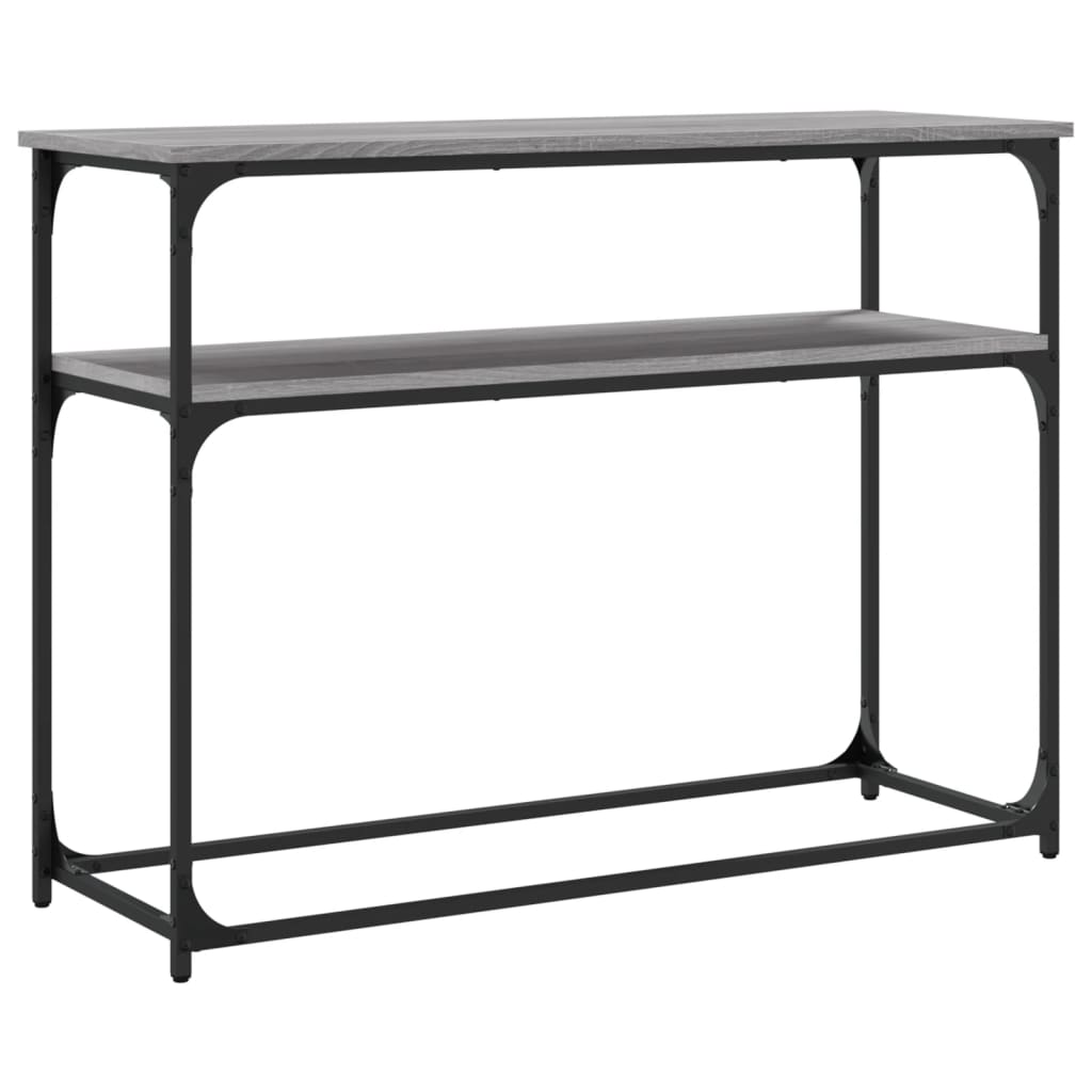 Console Table Grey Sonoma 100x35.5x75 cm Engineered Wood