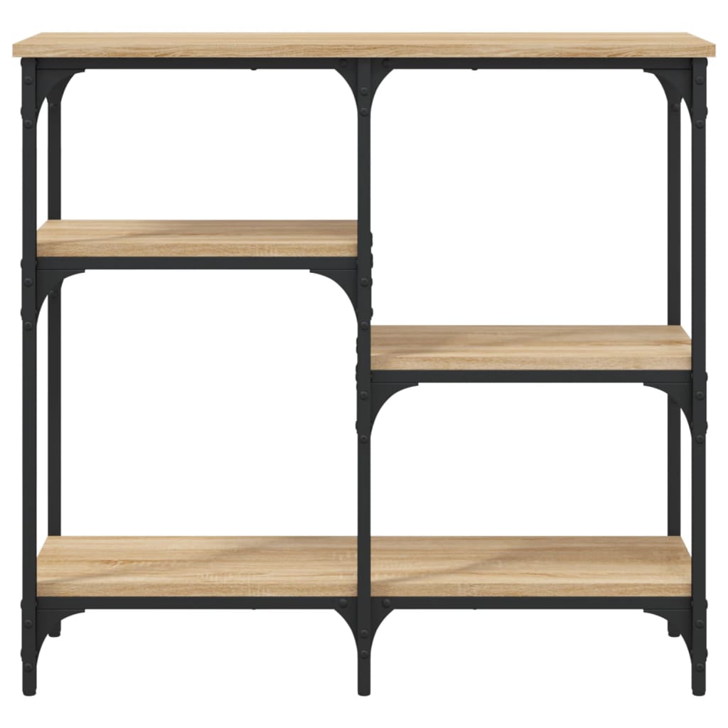 Console Table Sonoma Oak 80x29x75 cm Engineered Wood