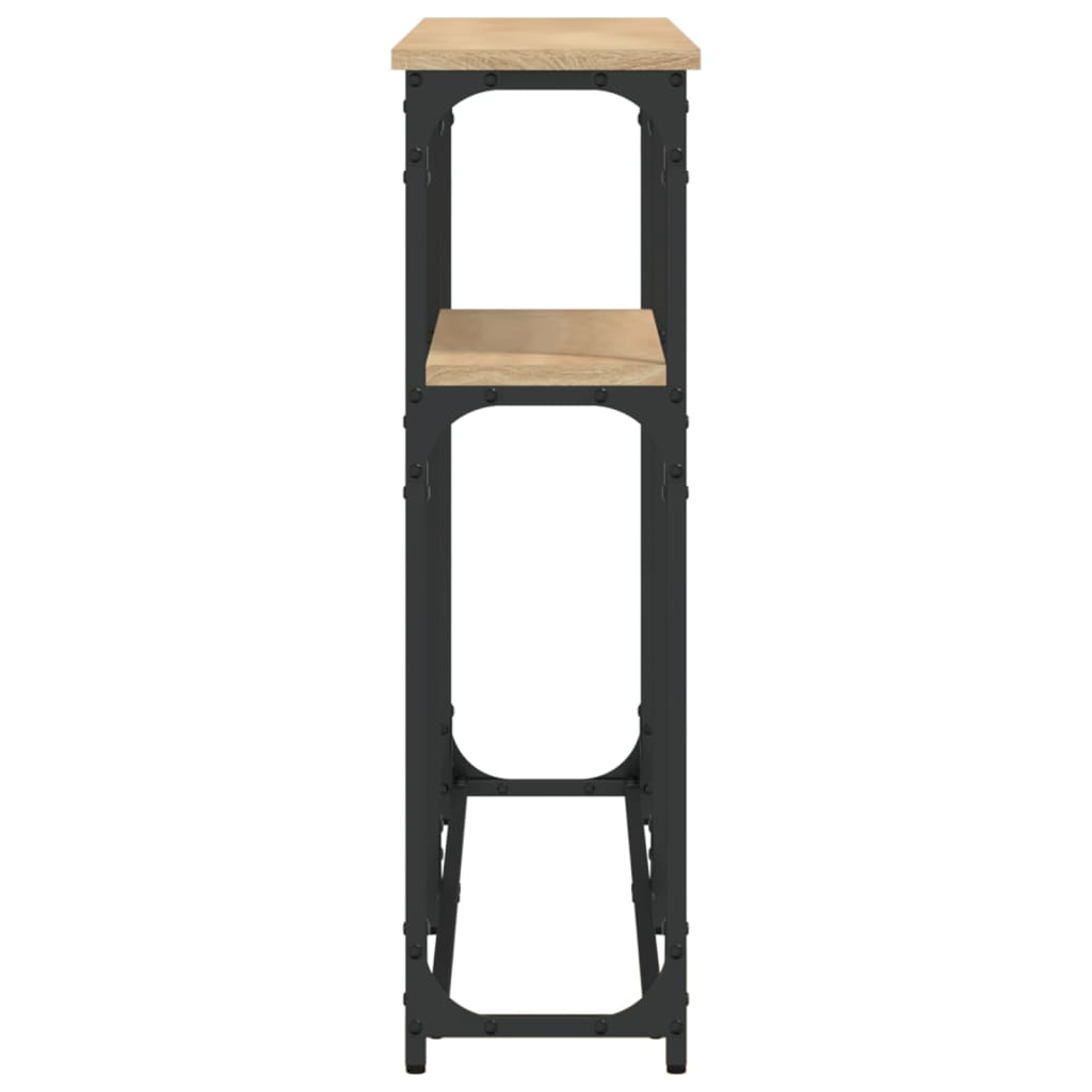 Console Table Sonoma Oak 145x22.5x75 cm Engineered Wood
