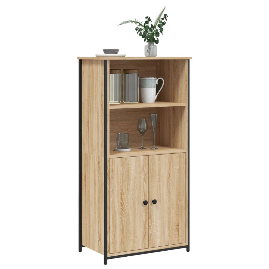 Highboard Sonoma Oak 62x36x121.5 cm Engineered Wood