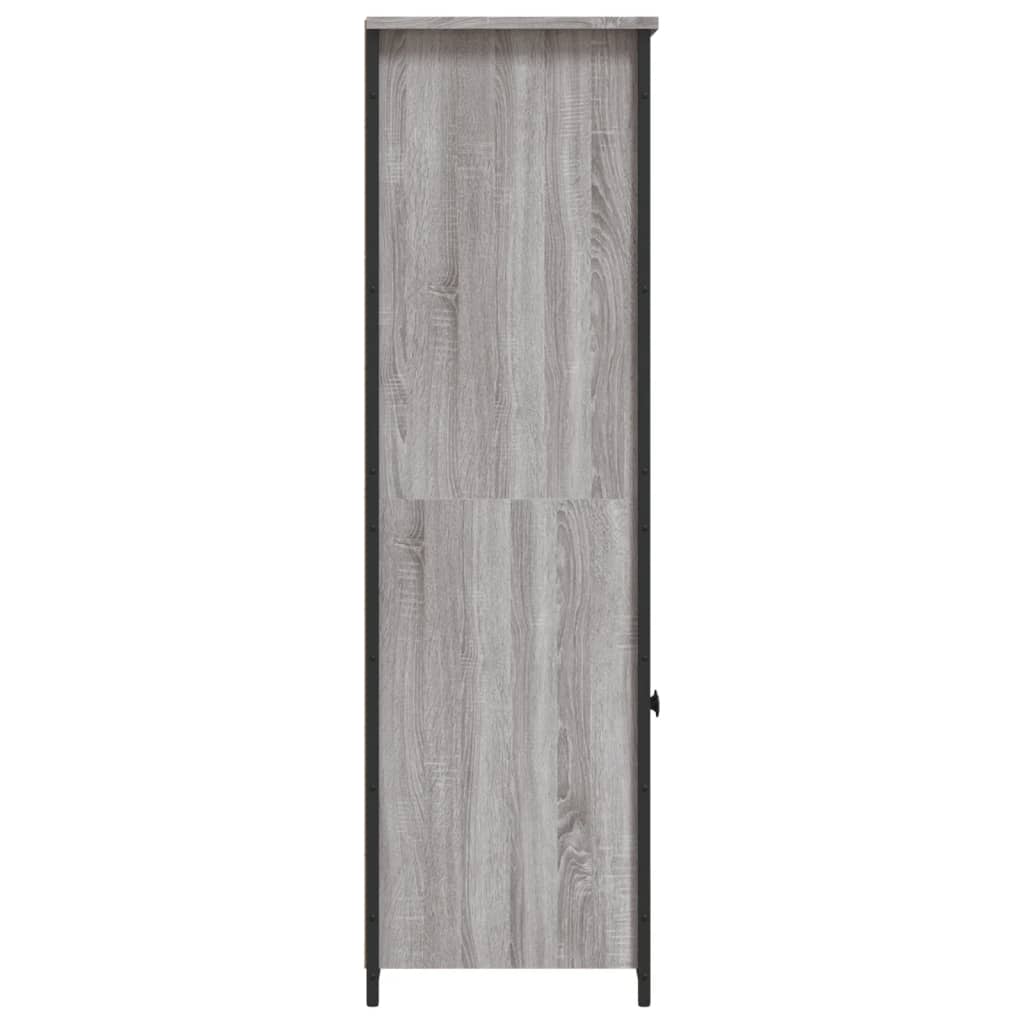 Highboard Grey Sonoma 62x36x121.5 cm Engineered Wood