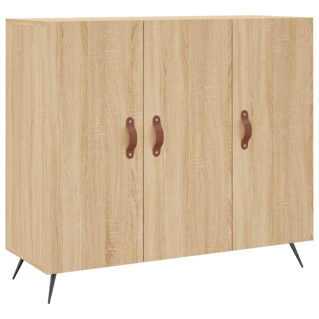 Sideboard Sonoma Oak 90x34x80 cm Engineered Wood