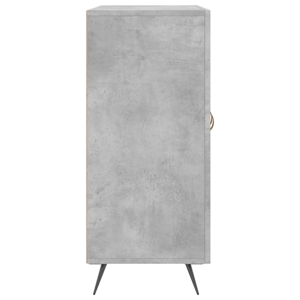 Sideboard Concrete Grey 90x34x80 cm Engineered Wood