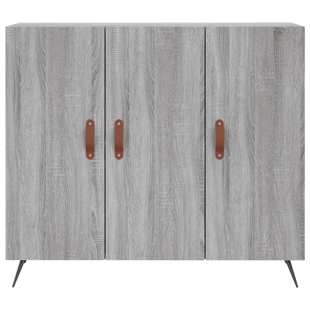 Sideboard Grey Sonoma 90x34x80 cm Engineered Wood