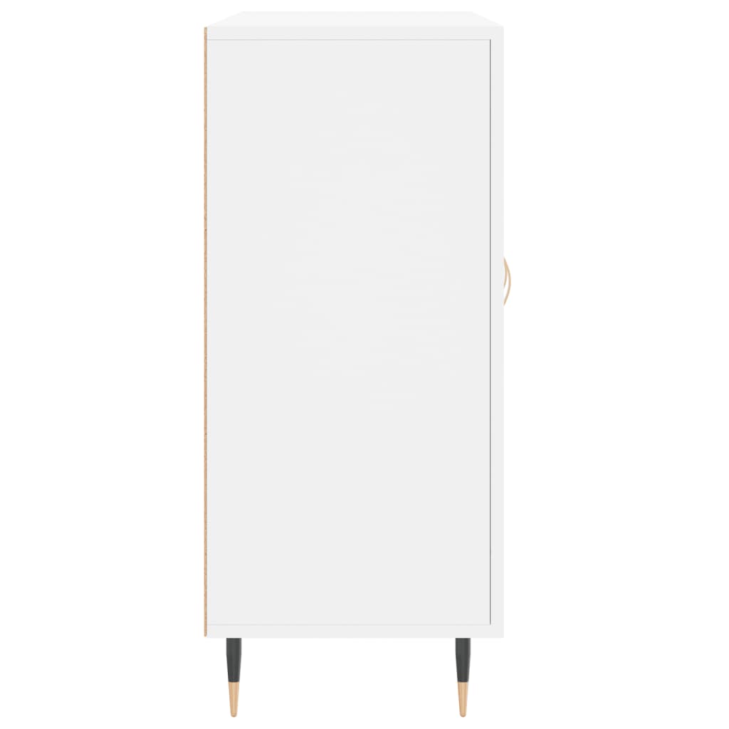 Sideboard White 90x34x80 cm Engineered Wood