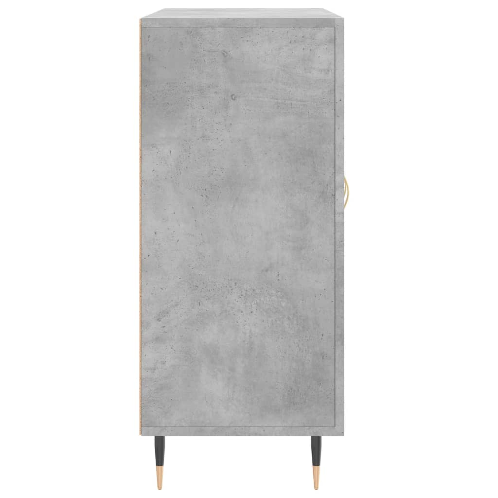 Sideboard Concrete Grey 90x34x80 cm Engineered Wood