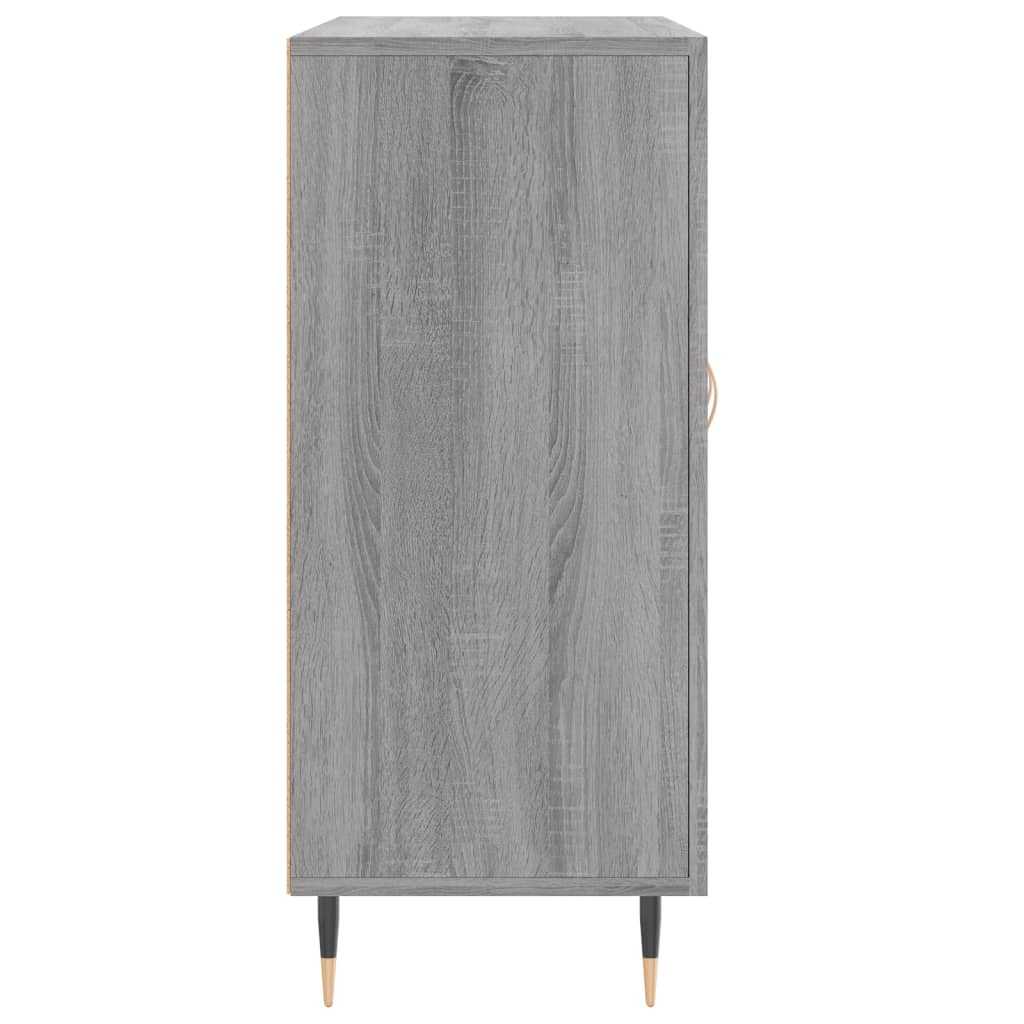 Sideboard Grey Sonoma 90x34x80 cm Engineered Wood